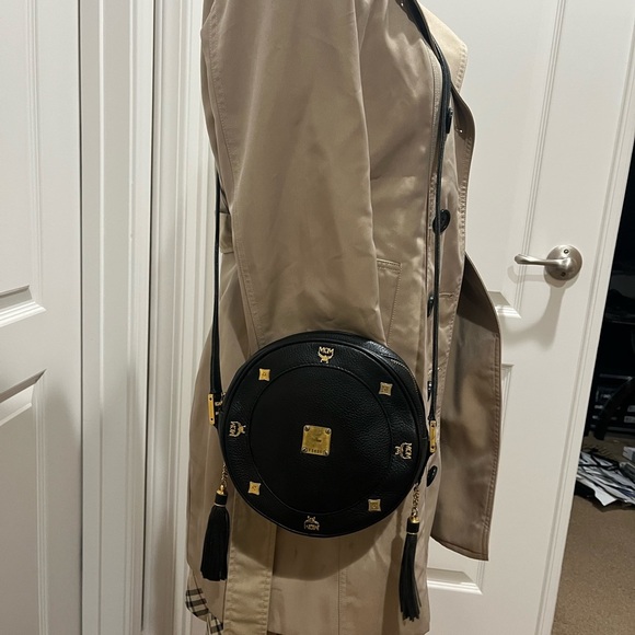 MCM VINTAGE TAMBOURINE BLACK LEATHER BAG - Picture 16 of 16